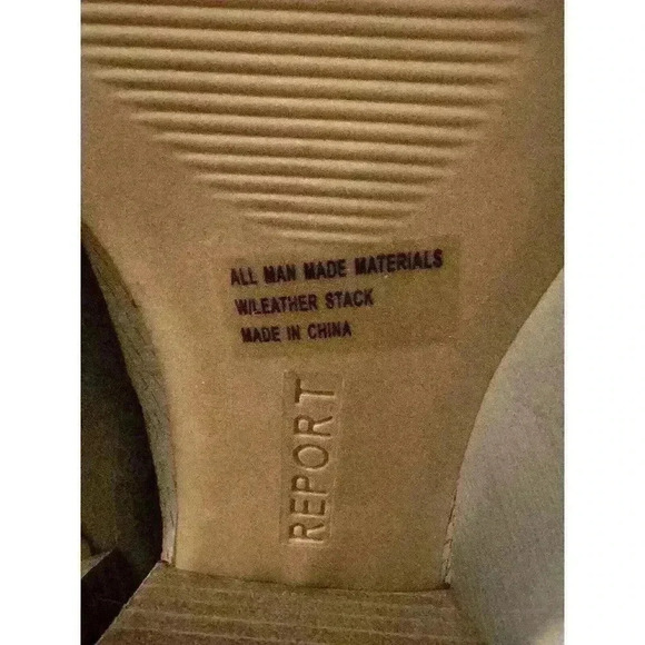 Report Tosh Women’s Size 7 Vegan Snakeskin Mule Clogs Slip On 90s Y2K - Picture 9 of 9